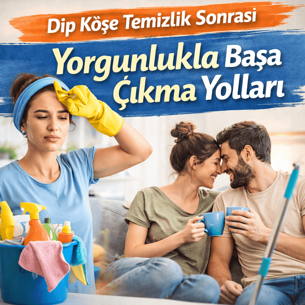 Dip Köşe Temizlik Sonrası Yorgunlukla Başa Çıkma Yolları : Kapak Görseli